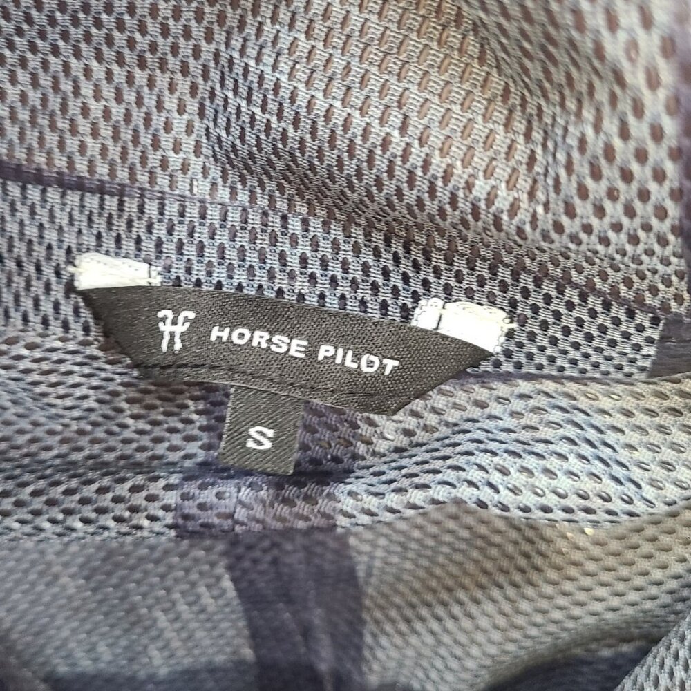 Horse Pilot Rain Jacket Windbreaker Navy size - Picture 3 of 10